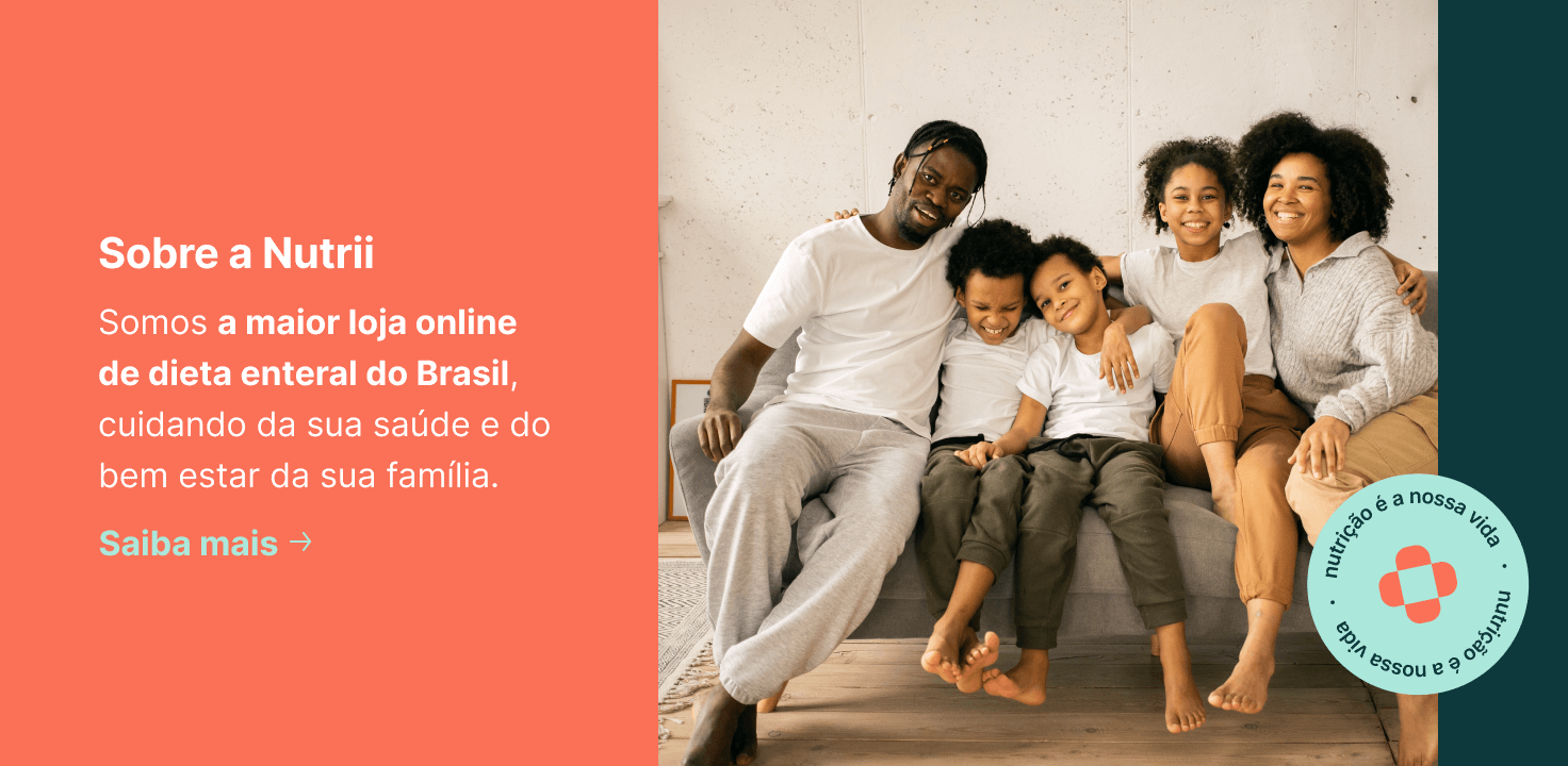 Somos a maior loja online de dieta enteral do Brasil, cuidando da sua saúde e do bem estar da sua família.